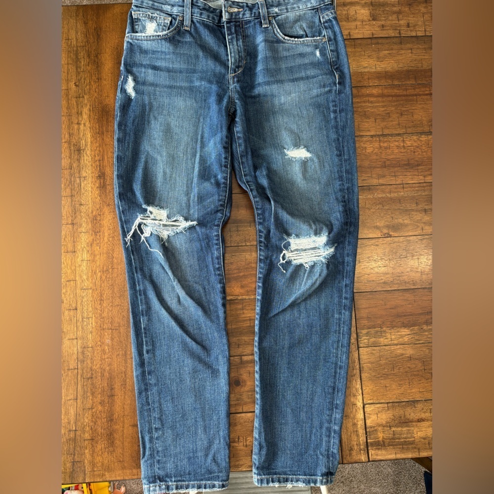 Joe's Jeans Boyfriend Slim Distressed Women Jeans